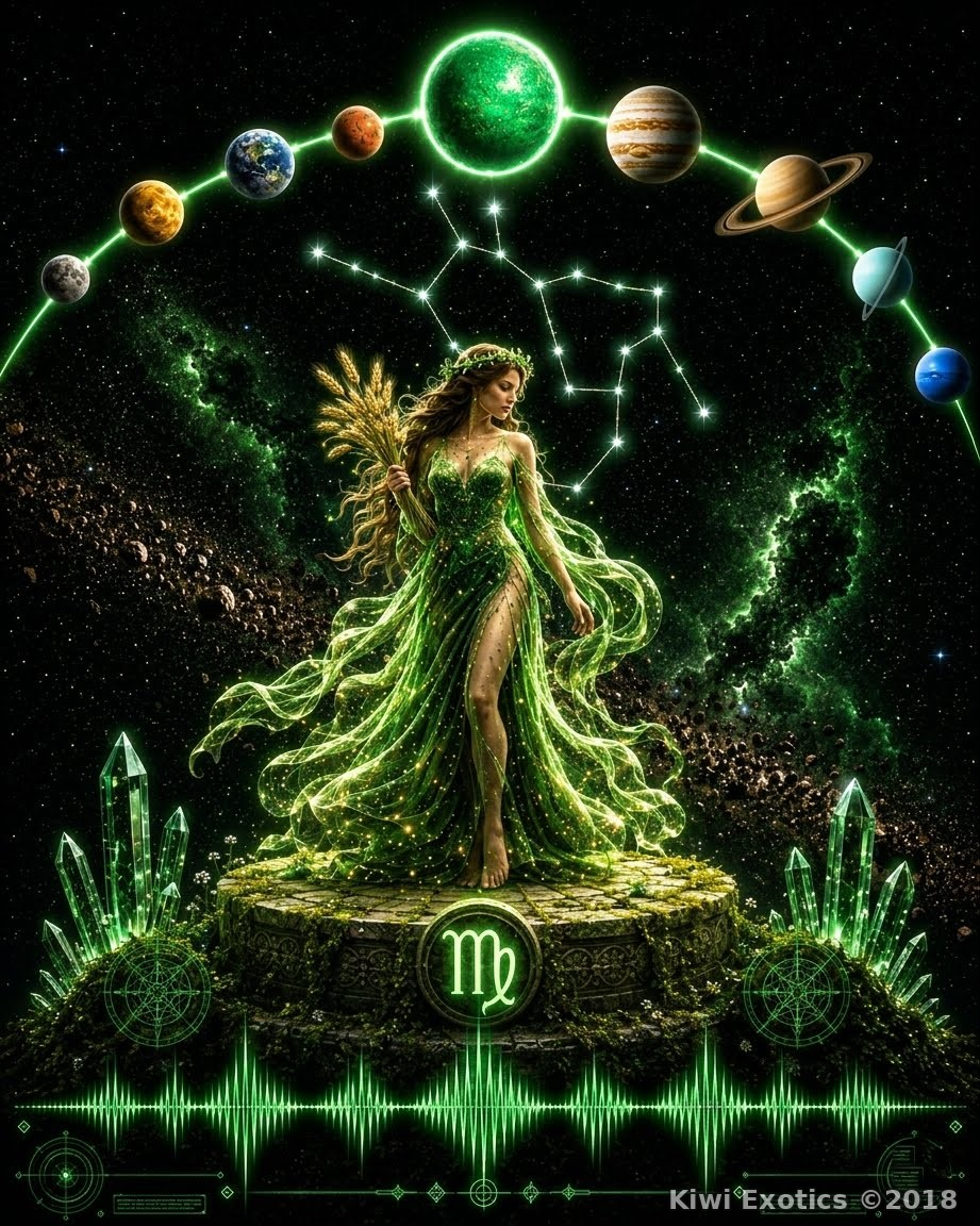 Zodiac Celestial Astrology Astronomy Poster Virgo